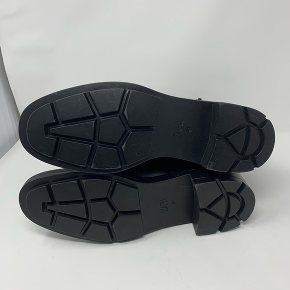 ZARA LOW HEELED LEATHER ANKLE BOOTS - Picture 14 of 16